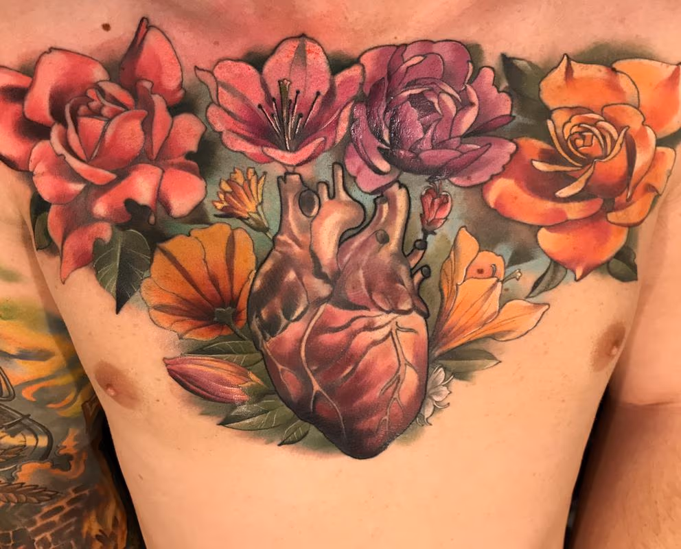 Damon Conklin Floral Heart