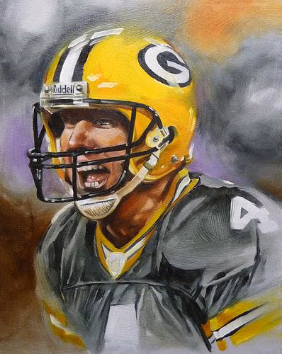 Football Player Painting
