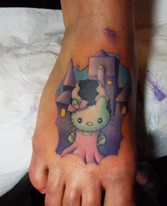 Hello Kitty Bride of Frankenstein