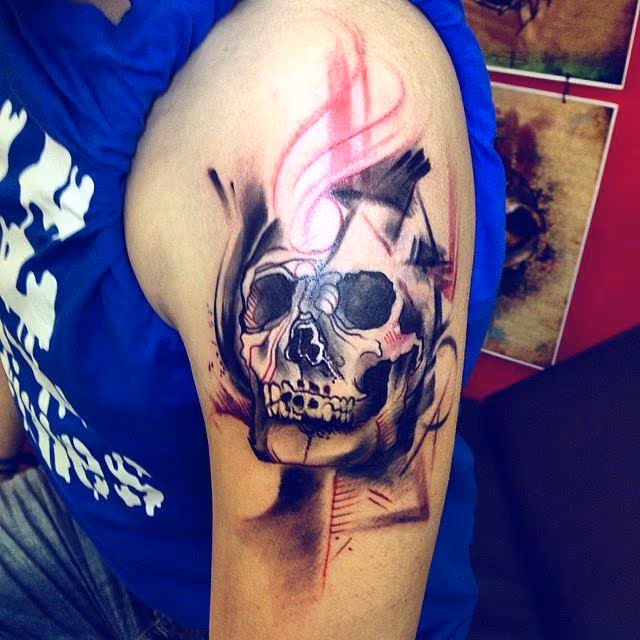 Abstract Skull