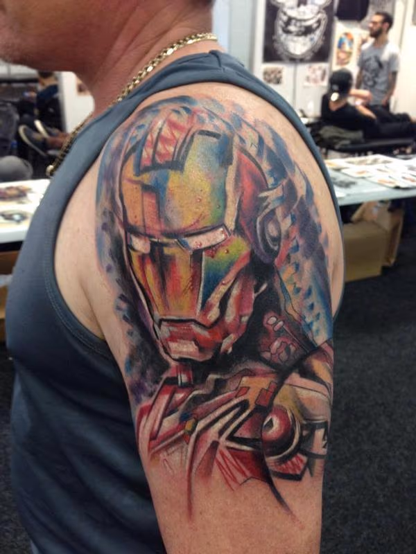 Abstract Iron Man