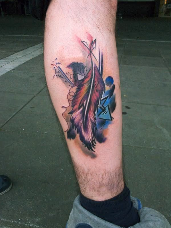 Abstract Feather
