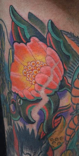 Color Flower Tattoo