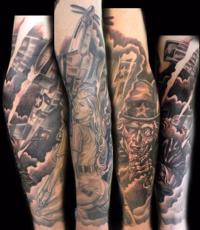 military sleeve