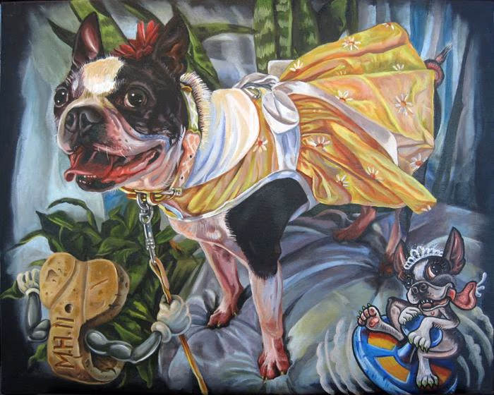 my Boston Terrier Dixie Belle