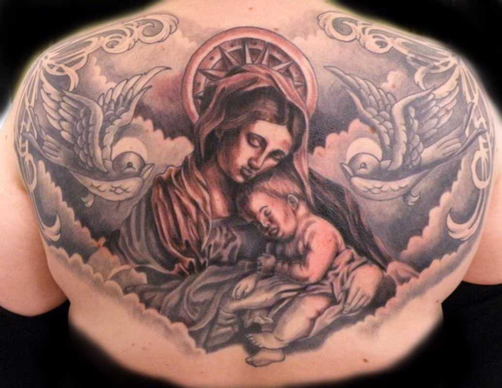 mary and baby J
