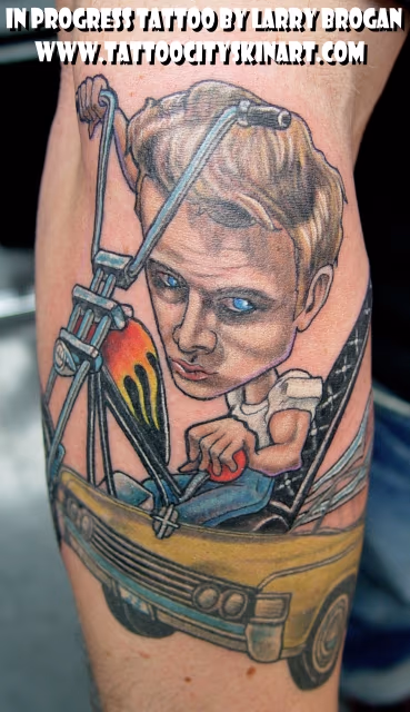 James Dean on a Chopper