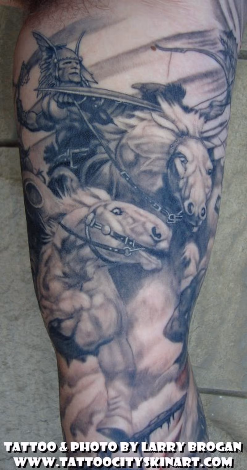 Detail of Frank Frazetta Sleeve