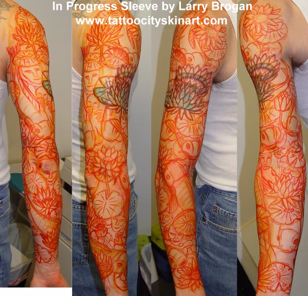Koi Pond Sleeve