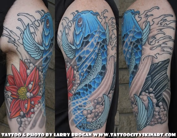 Blue Koi Fish
