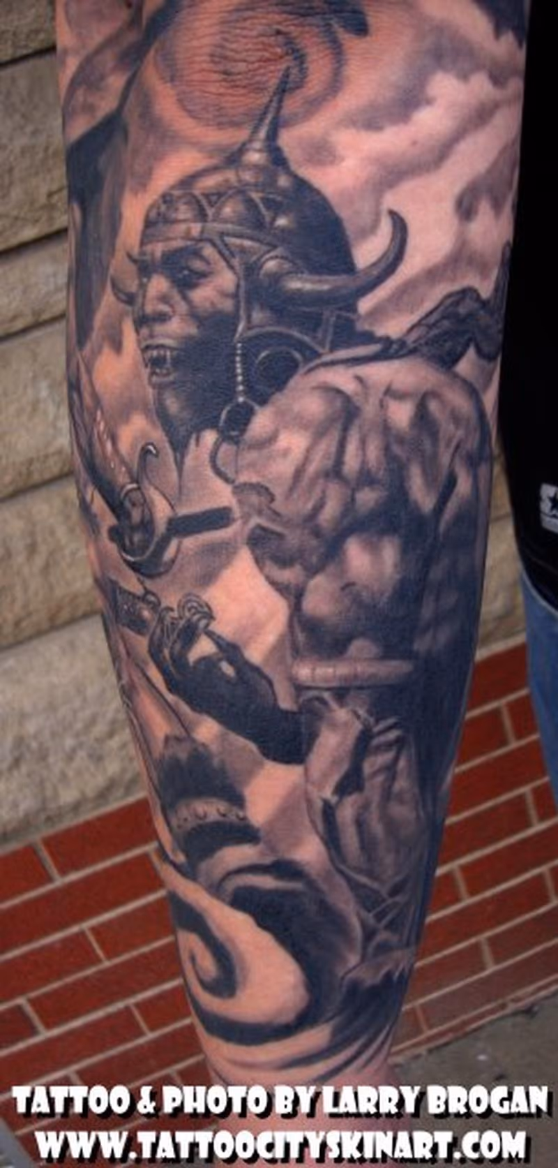 Details of Frank Frazetta Sleeve