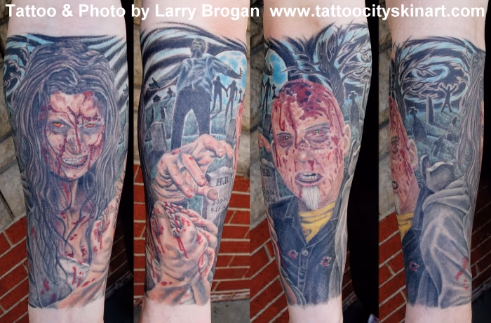 Zombie half sleeve