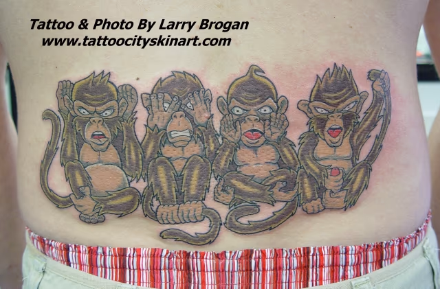 4 Evil Monkeys