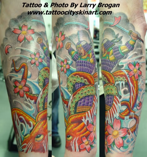 The Samurai and the Giant Octopus