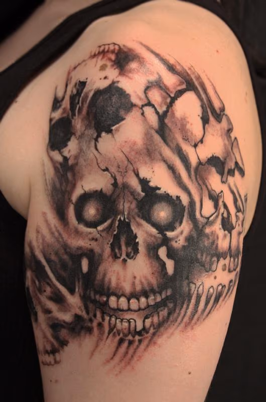 Skull Mix Tattoo
