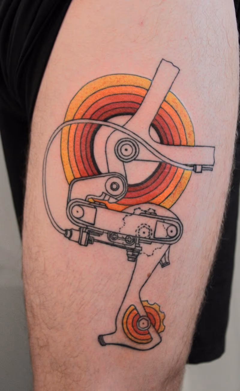Bike Gear Tattoo
