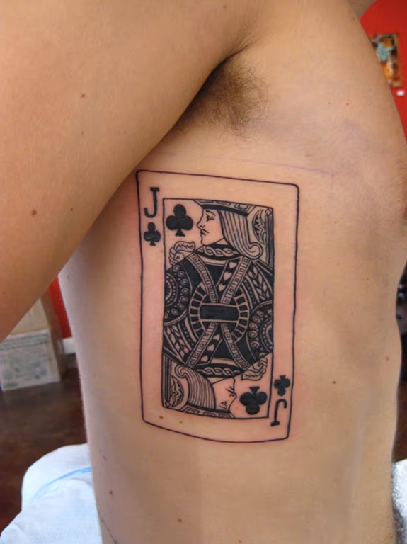 Jack Of Clubs Tattoo