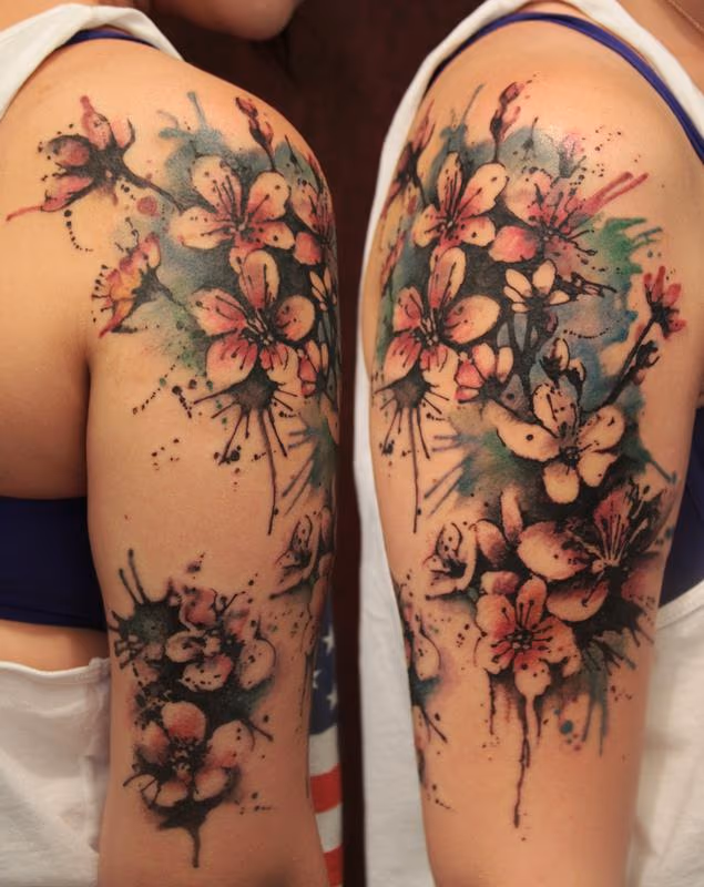 Blossom Half Sleeve