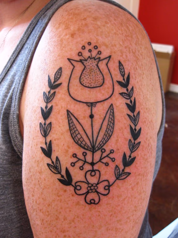 Folk Flower