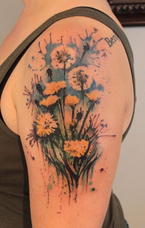 Dandelion Tattoo