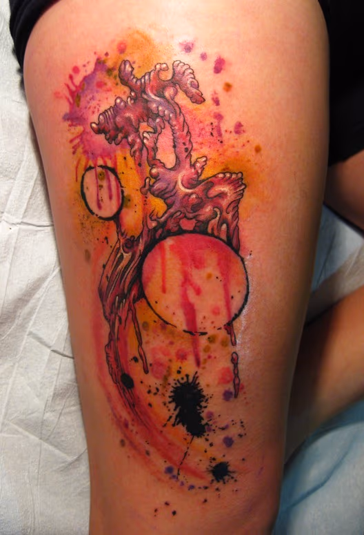Abstract Painting Tattoo