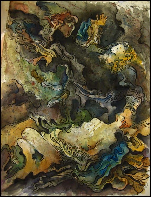 Abstract Old Master Painting