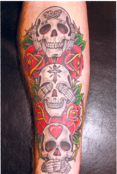 Color Skull Tattoo