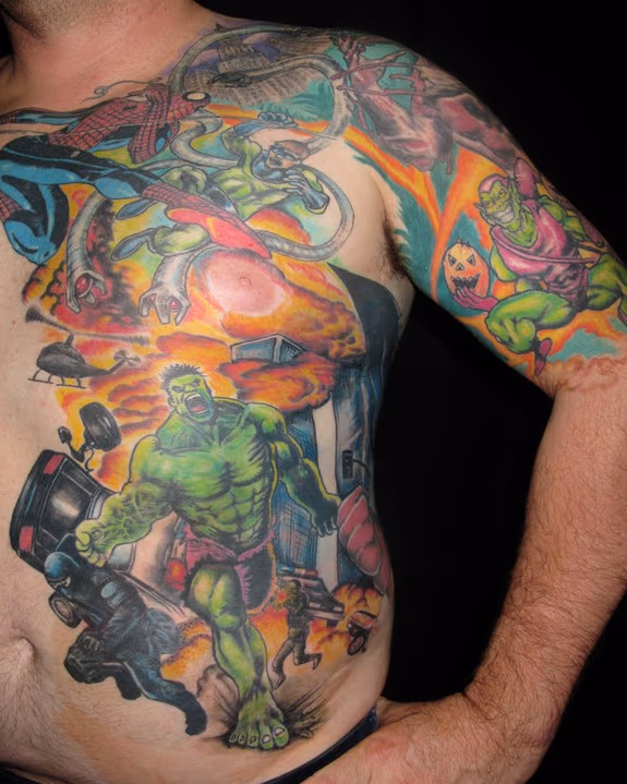 The Hulk Tattoo