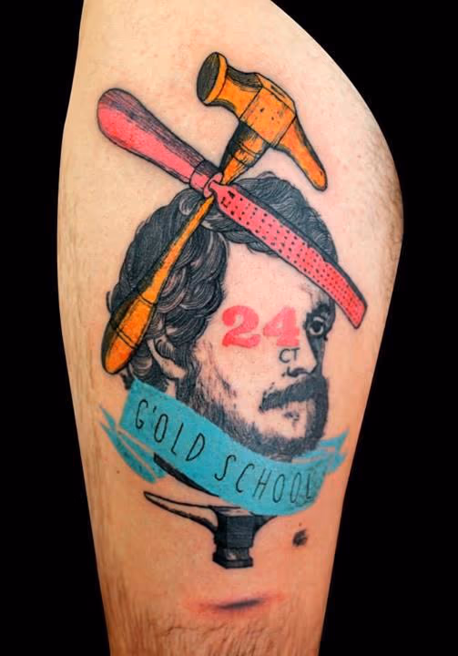 Gold School Tattoo