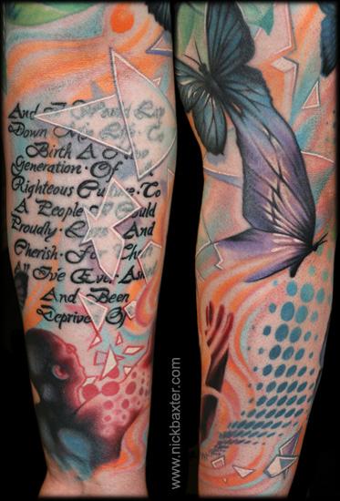 Color Tattoo Sleeve detail