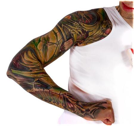 bio sleeve tattoo