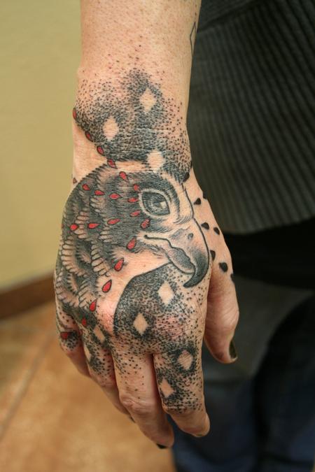 Nathan Kostecko Hand Tattoo