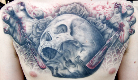 Pepper Skull Tattoo