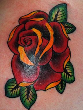 Aran Campas Rose Tattoo