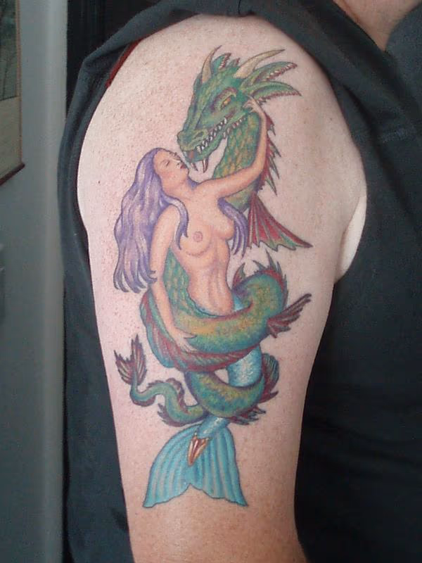 Mermaid and Dragon