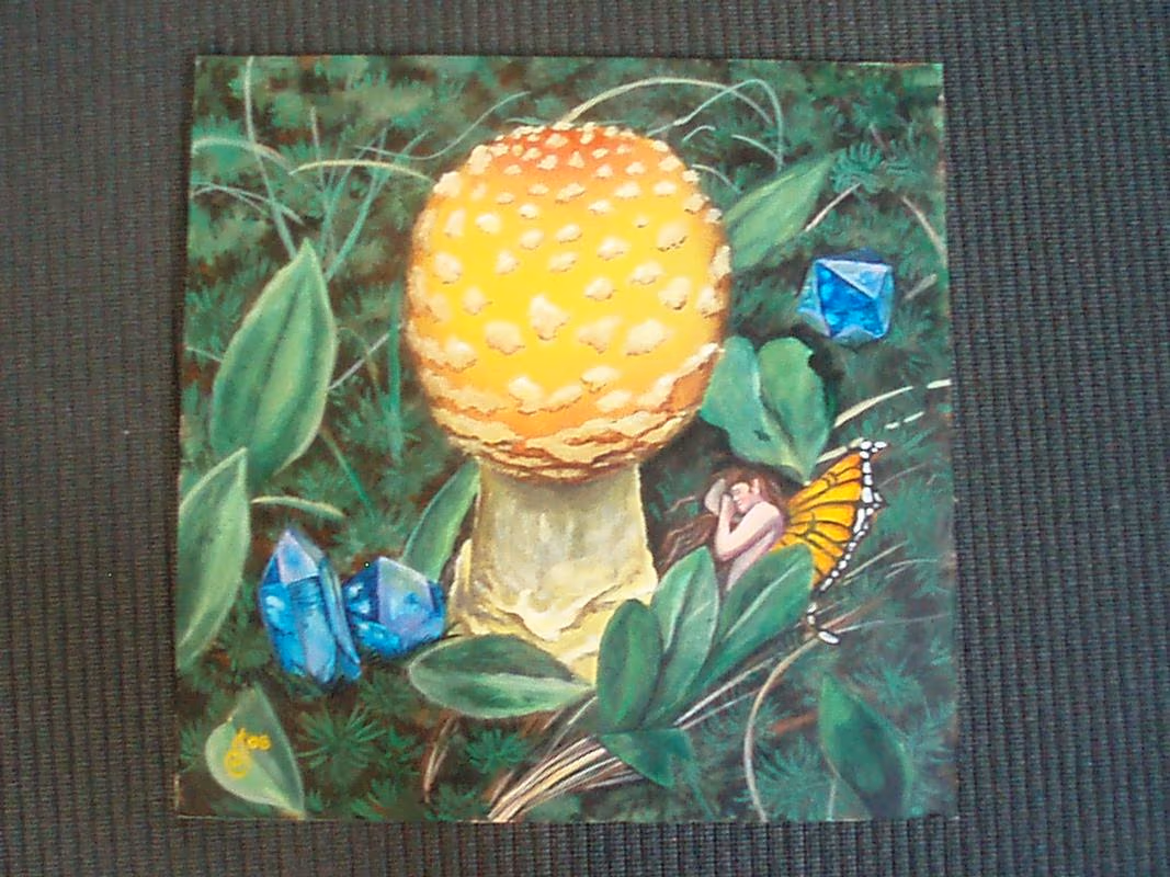 Crystals Mushroom fairies