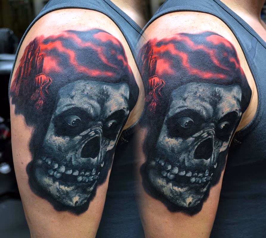 Misfits Crimson Ghost Tattoo