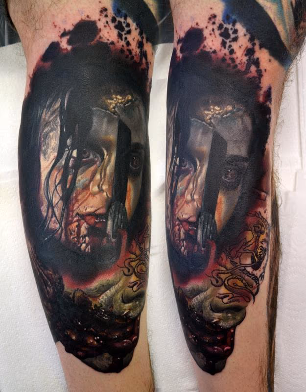 HEALED Mia Evil Dead Portrait, Continuation.