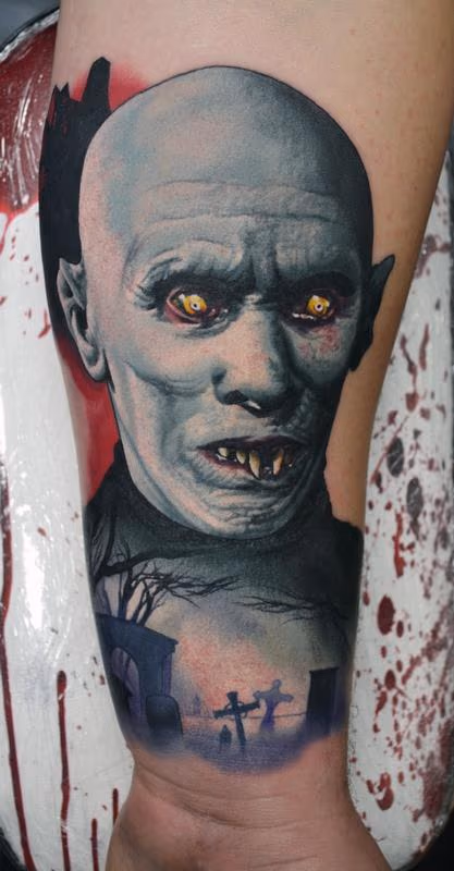 Mr Barlow Vampire Tattoo