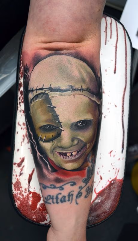 Facepaint Portrait Tattoo