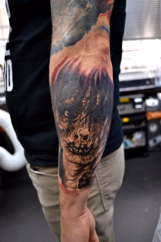 Billy Hocus Pocus Portrait Tattoo
