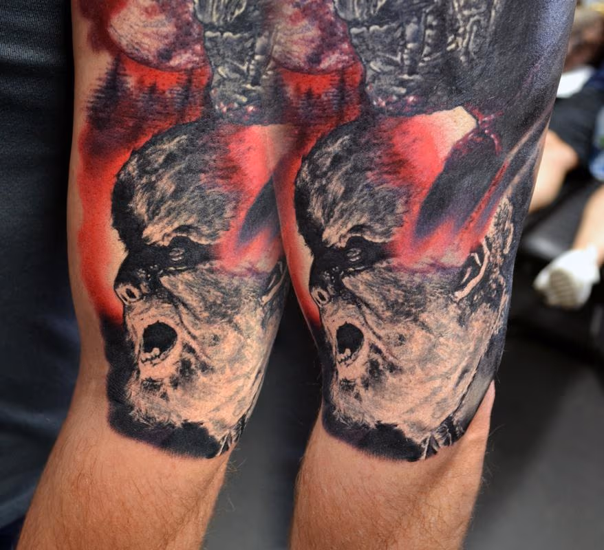 Miniature Wolf Man Portrait
