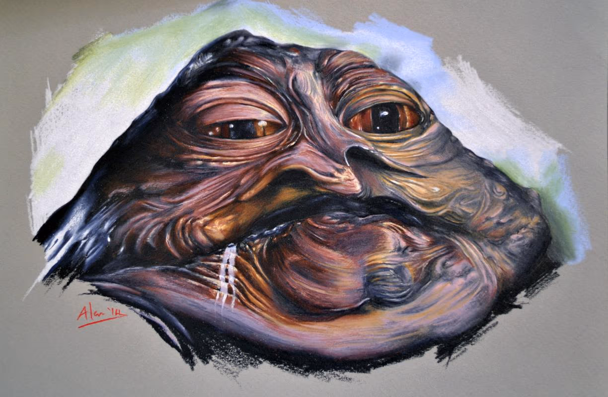 Jabba The Hutt Star Wars Portrait