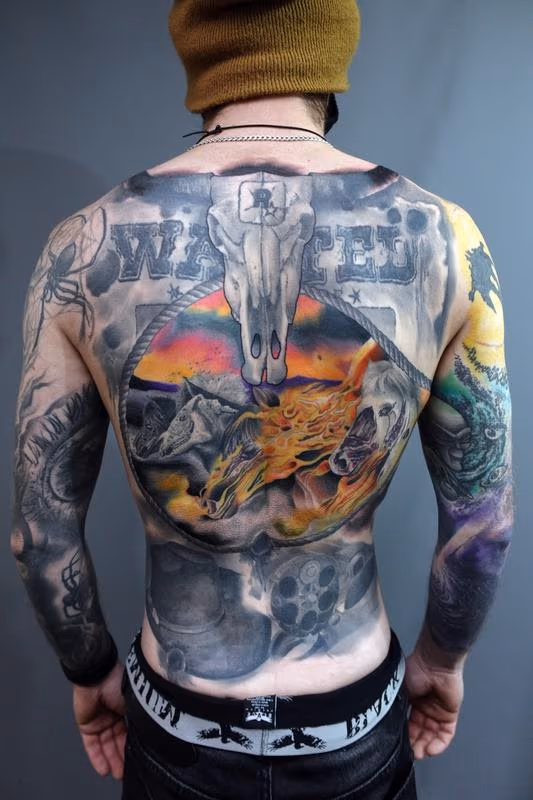 Red Dead Undead Nightmare Backpiece
