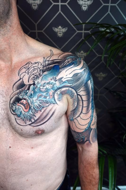 Work In Progress Blue Dragon