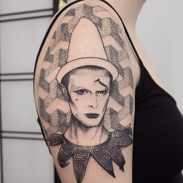 Blackwork David Bowie