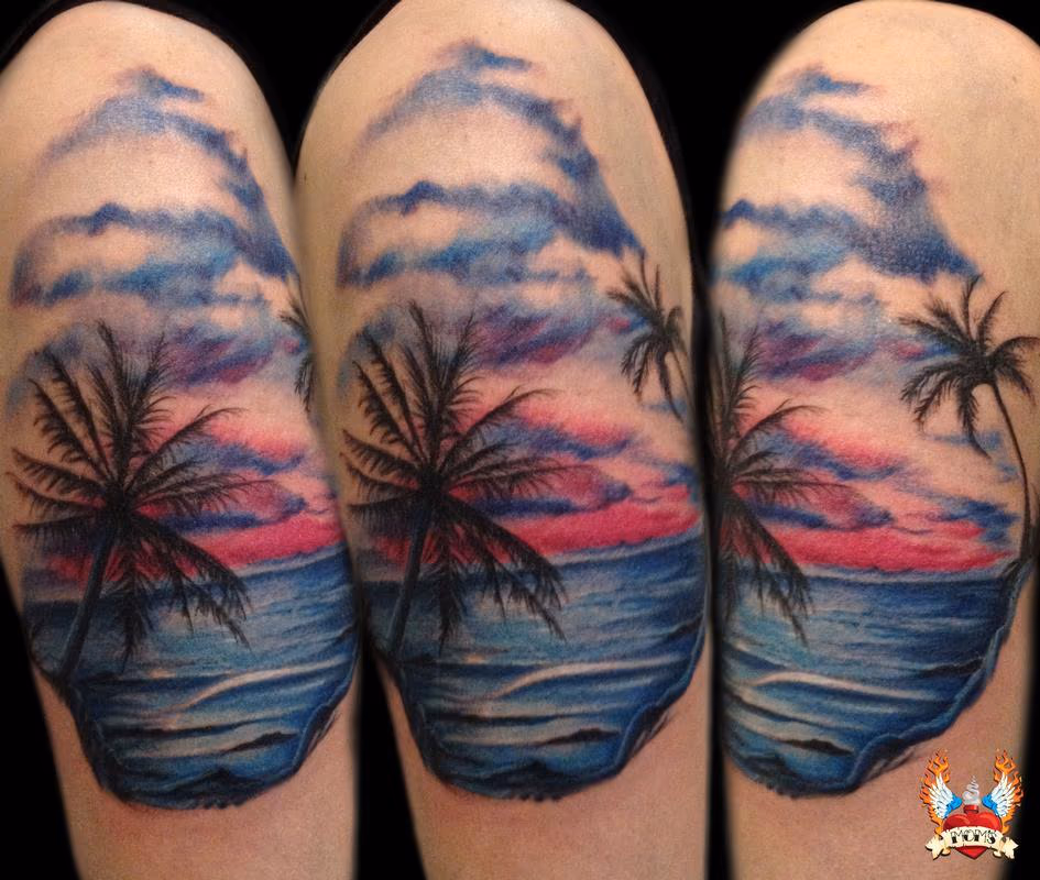 Hawaiian sunset