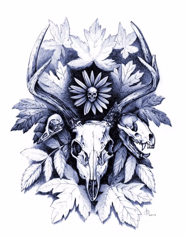 Autumn Skulls