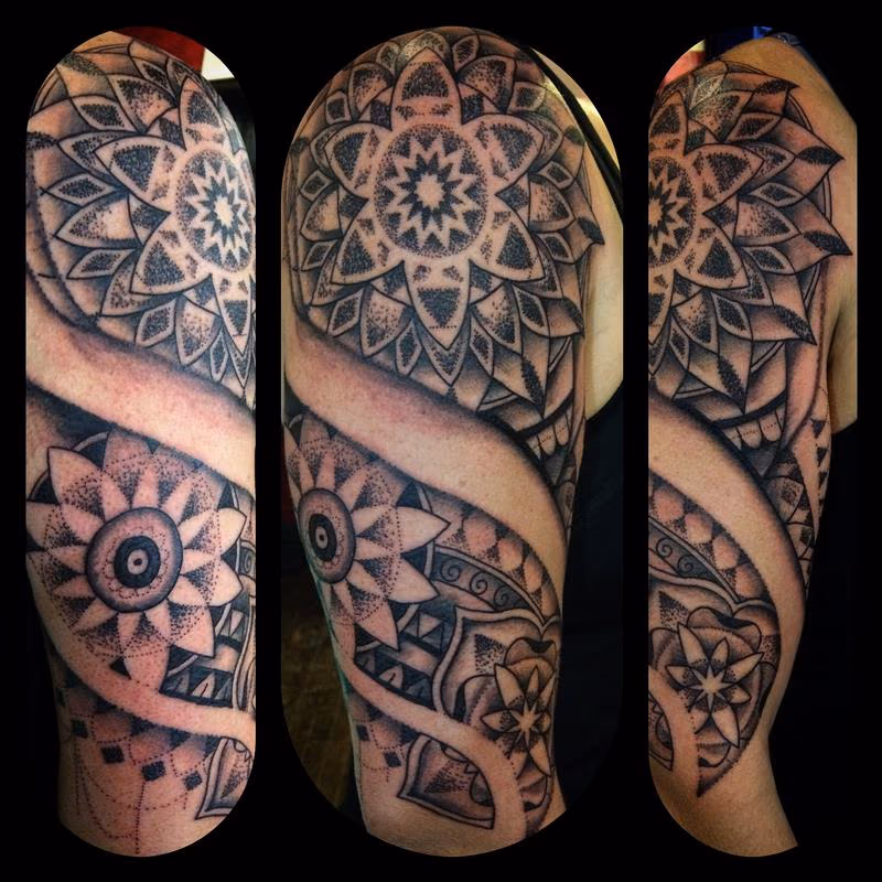 Mandala half sleeve