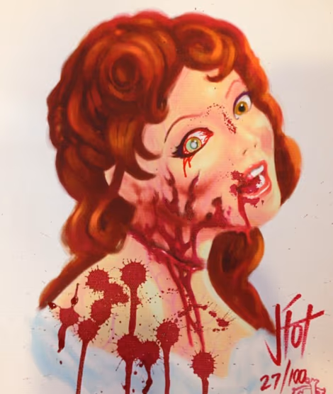 Zombie Pin-Up